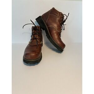 Ariat Groundbreaker Work Boot 6" Leather Lace Up Brown Men's 9.5B / Women's 11